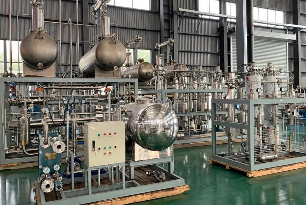 John Cockerill electrolyser installation.