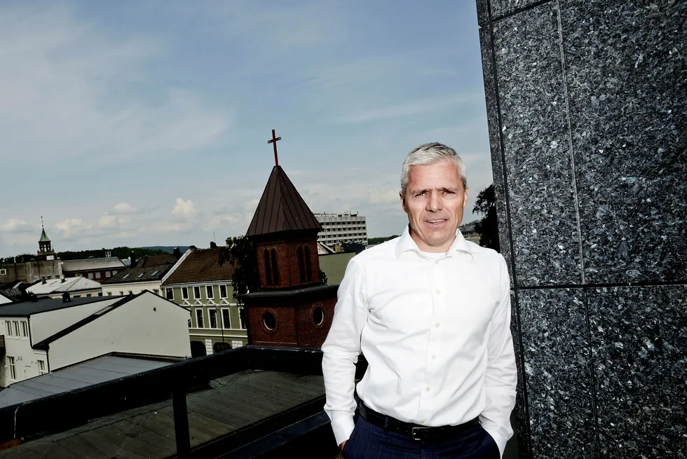 Dag Rasmussen, administrerende direktør hos Rasmussengruppen i Kristiansand, er strålende fornøyd med seismikksatsingen i Shearwater Geoservices. På drøy tre år er papirgevinst på 4,4 milliarder kroner, men han har ingen planer om å selge.