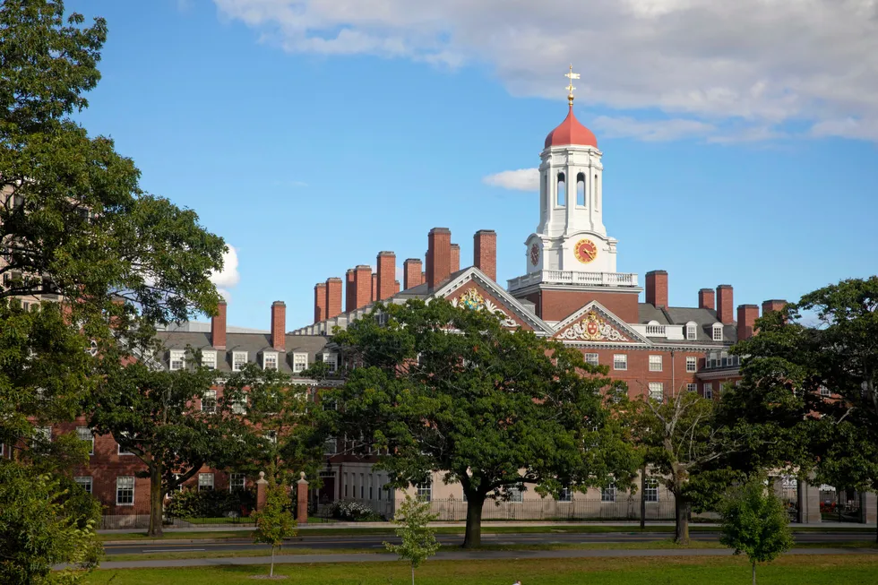 Views of the Charles River, Weeks Bridge, and Dunster House at Harvard University.