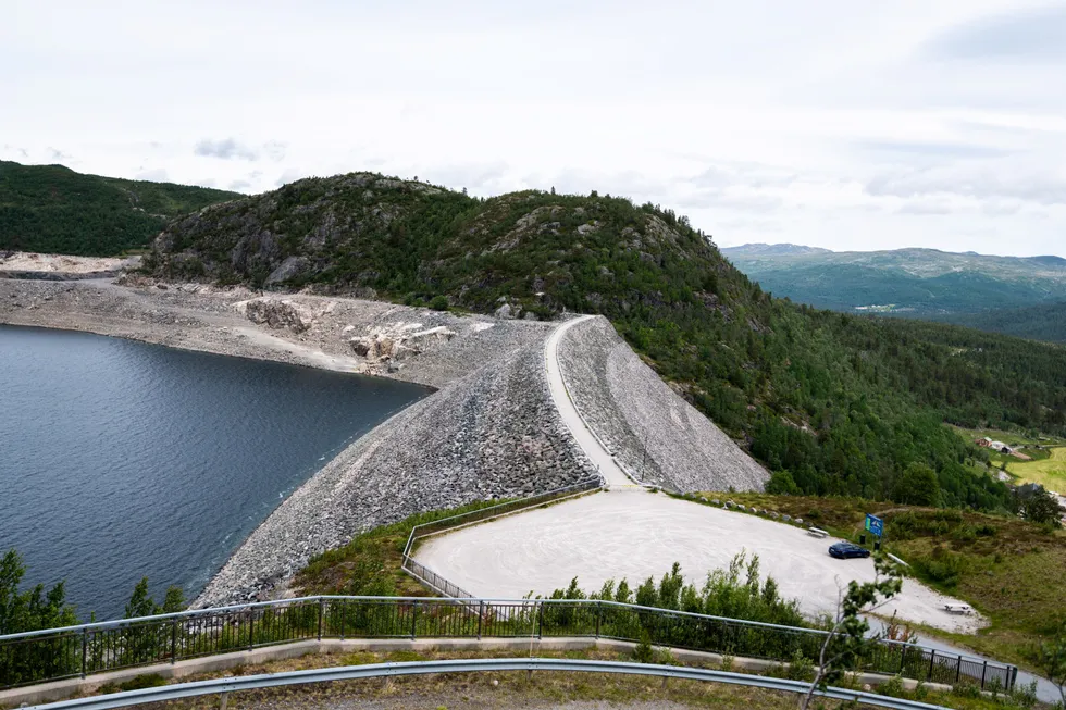 Vi legger listen veldig lavt for oss selv hvis vi bygger kraftsektoren bare under det krav og den forutsetning at den bringer staten spesielt store inntekter, skriver Gunnar S. Eskeland. På bildet: En av Nord-Europas høyeliggende damanlegg ved Vatnedalsdammen.