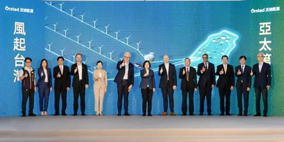 An inauguration ceremony was held in Taiwan