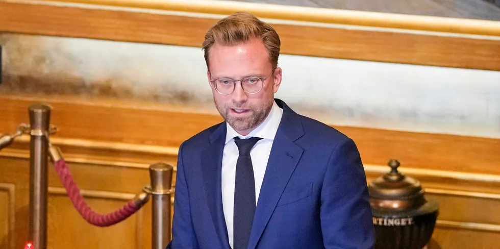 Nikolai Astrup (H) roper varsku om nivået for subsidier på Sørlige Nordsjø II. Nå trekker Høyre seg fra forhandlingene.