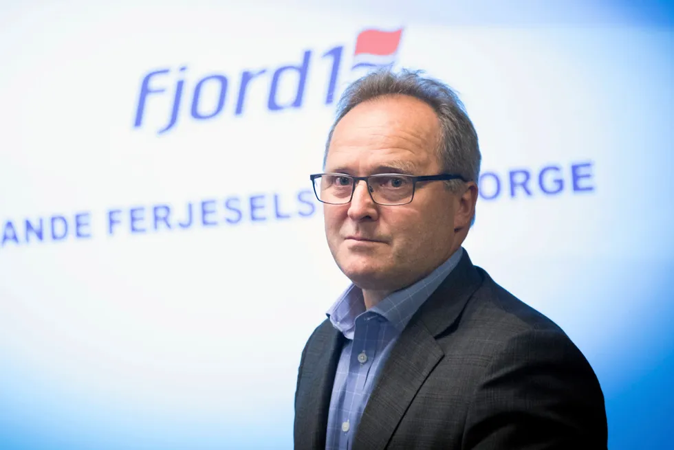 Administrerende direktør Dagfinn Neteland i Fjord1.