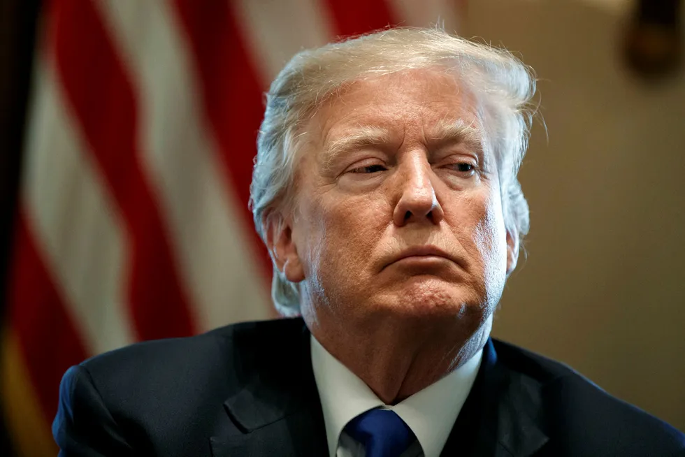 USAs president Donald Trump har valgt å ikke innføre nye sanksjoner mot Iran, ifølge medier. Foto: Evan Vucci / AP / NTB scanpix