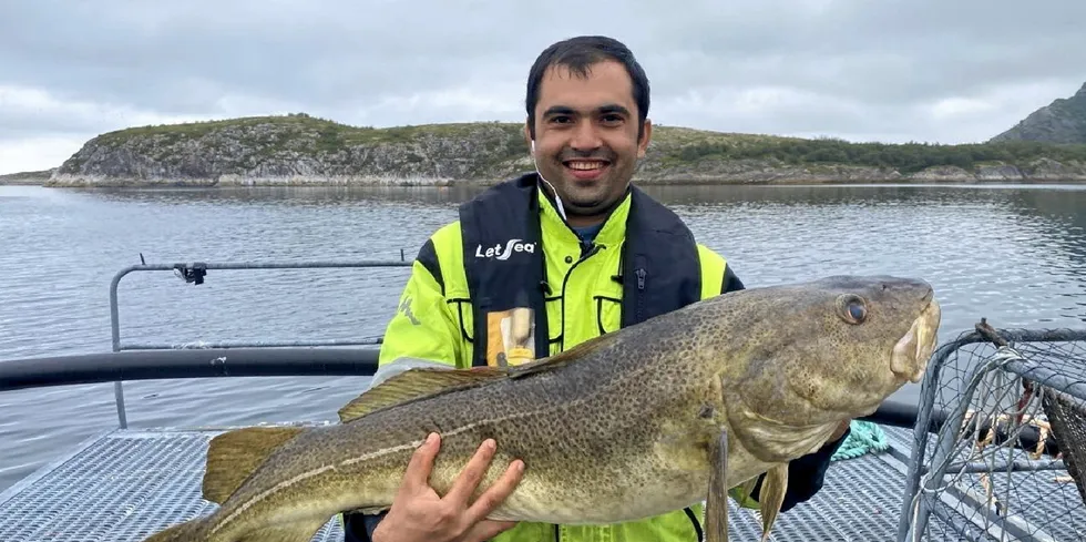 Shreeram Ghimire fra Nepal har flyttet til Norge og studerer nå akvakultur ved NMBU.