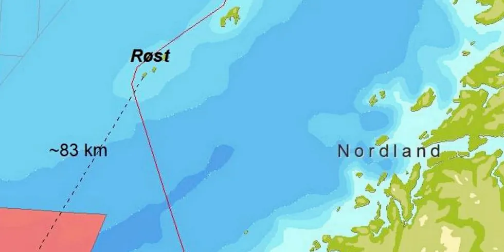 OMSTRIDT: Her skal den omstridte prøveboringen på Trænarevet foregå.