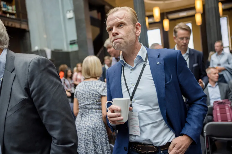 Toppsjef i Yara, Svein Tore Holsether.