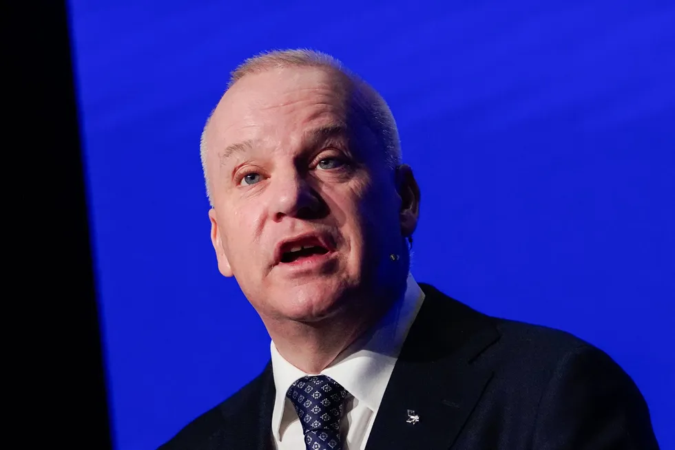 Equinor chief executive Anders Opedal