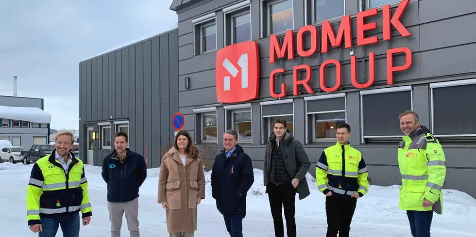 Menneskene bak det nye selskapet Momek Løvold. Pressefoto