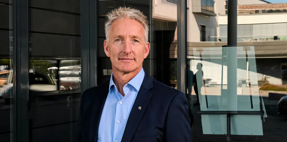 Administrerende direktør i Østfold Energi, Oddmund Kroken.