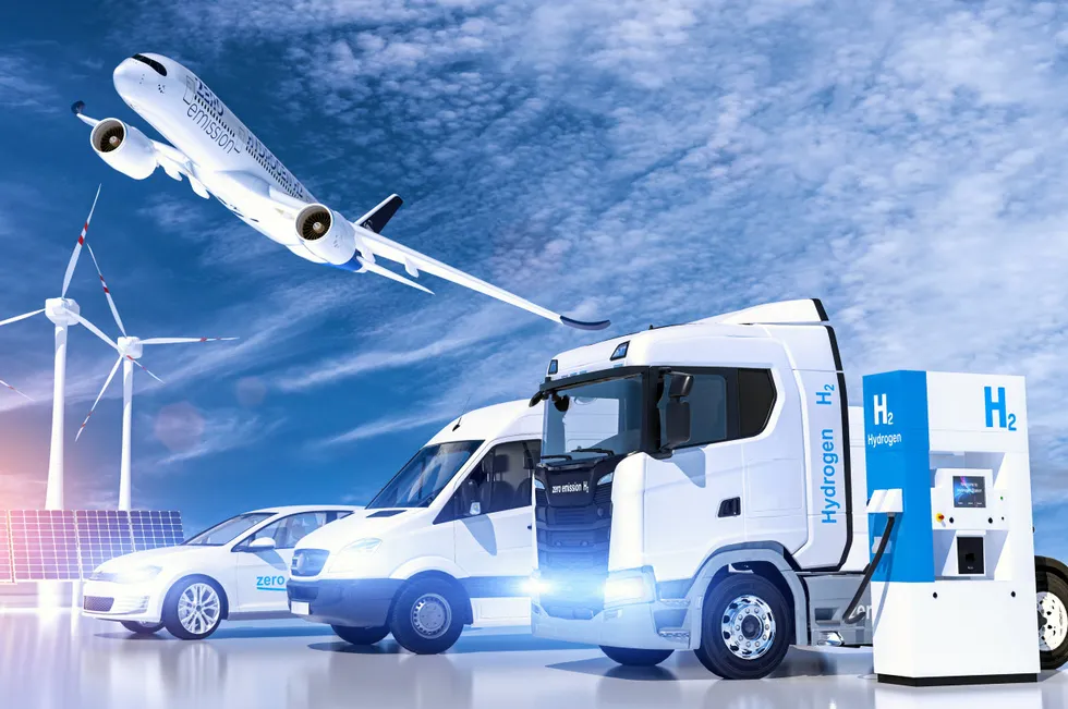 Potential uses of green hydrogen in transport.
