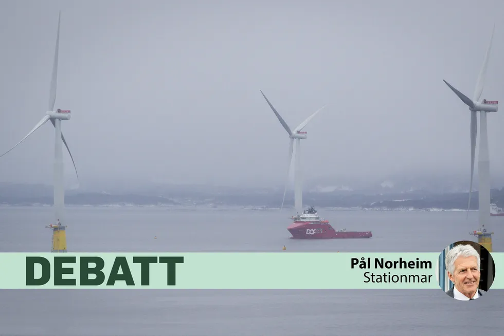 – Skal man virkelig også sette satsingen på norsk bunnfast havvind på pause?