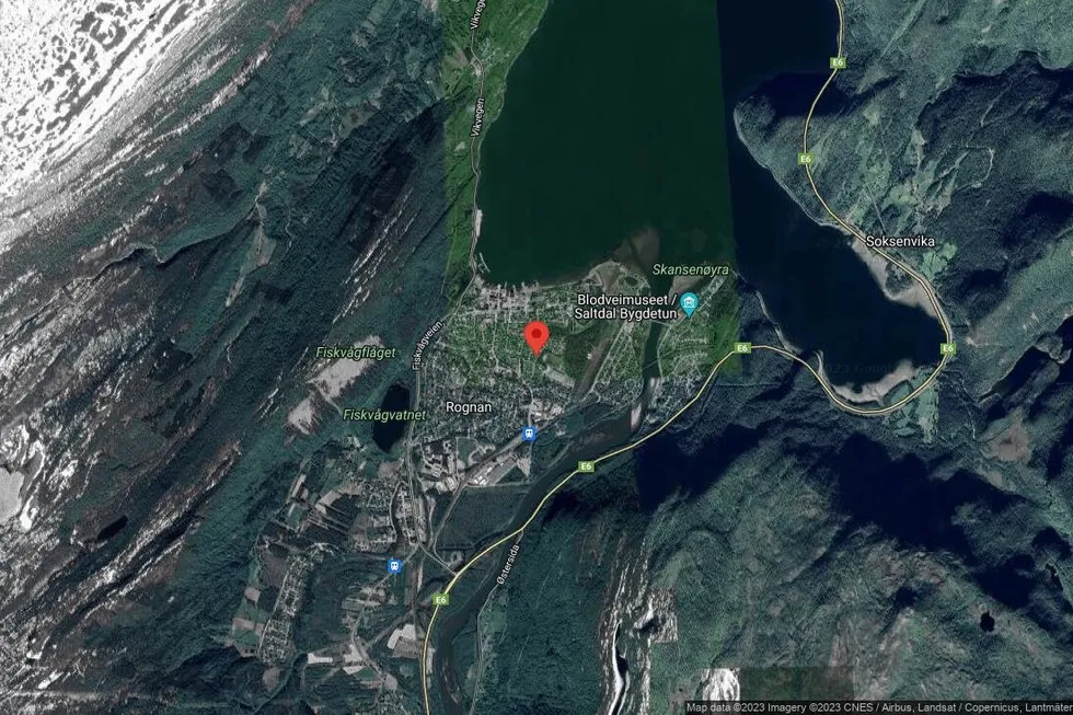 Området rundt Moveien 12, Saltdal, Nordland