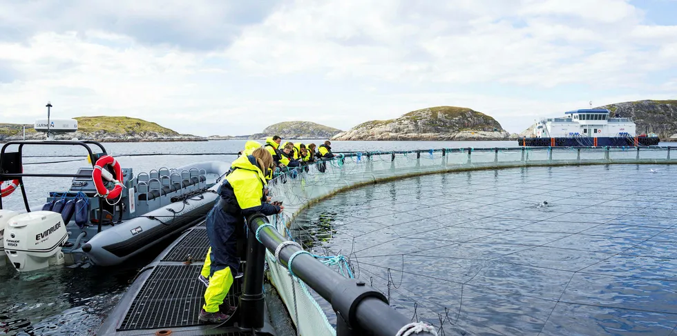 Bjørøya har også et visningsanlegg i Flatanger kommune.