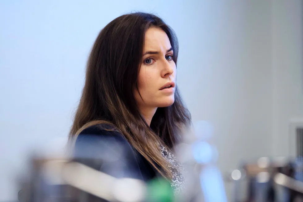 DNB Markets-strateg Ingvild Borgen Gjerde frykter en ytterligere eskalering av handelskrigen mellom USA og Kina.