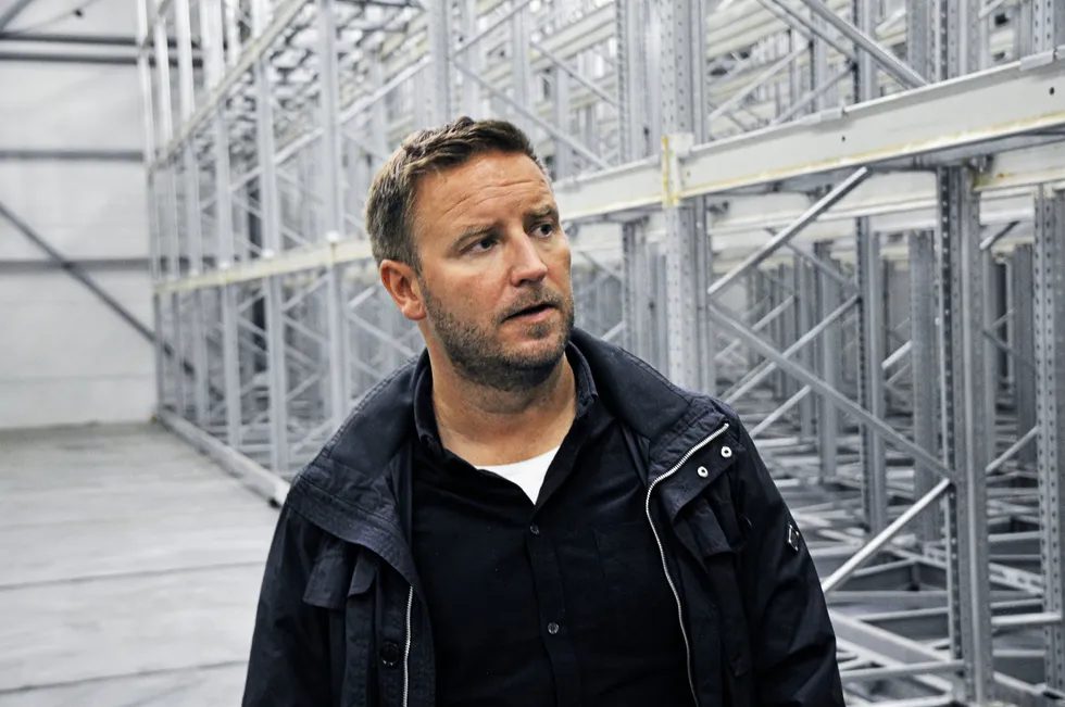 Daglig leder Ole Kristian Kjellbakk i Fram Seafood, en lakseeksportør med kontor i Bodø.