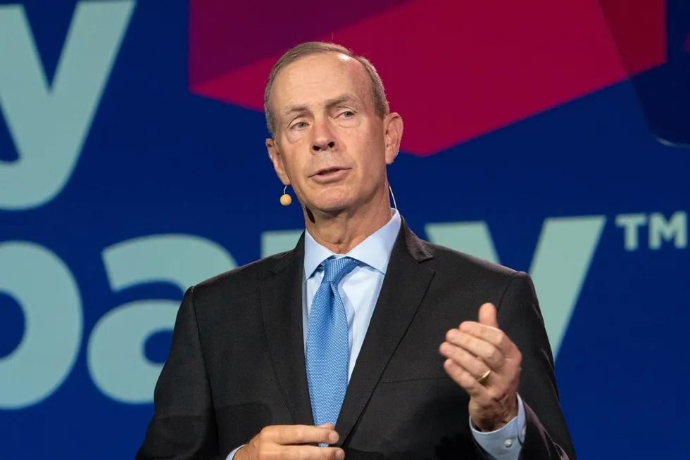 Chief executive: Chevron's Mike Wirth.