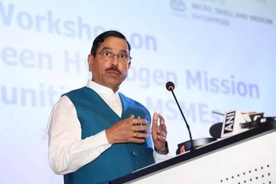 Pralhad Venkatesh Joshi, India's minister for new and renewable energy