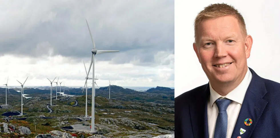 Ordfører Amund Hellesø (Ap) i Nærøysund regner med at kommunen tar stilling til Ytre Vikna vindpark 2.0 i løpet av 2-3 måneder.