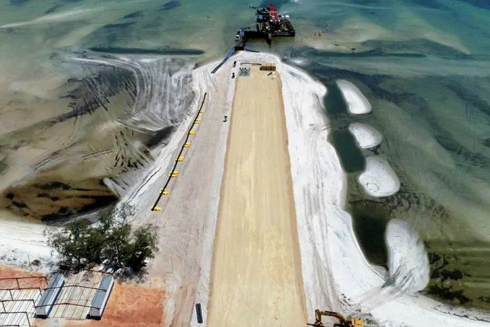 Work offered: Mozambique LNG tidal zone at Afungi, Cabo Delgado