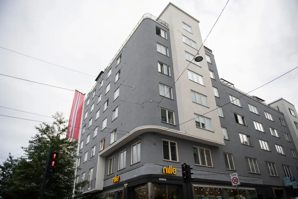 Denne bygården i Bogstadveien 30 er kjernen i konflikten.
