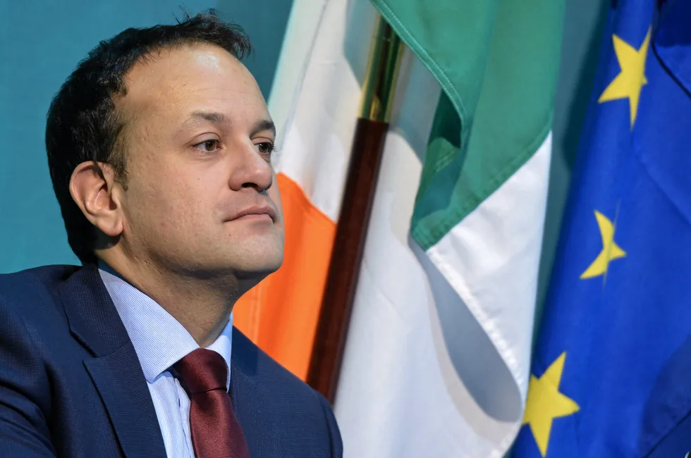 Irish prime minister Leo Varadkar.