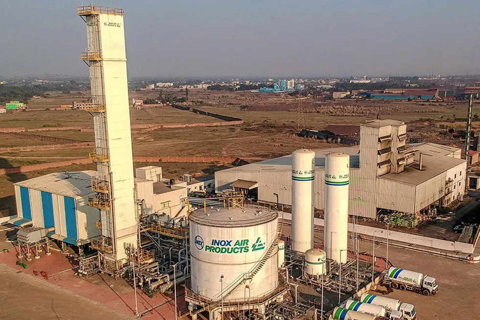 An air separation facility installed by INOX Air Products.