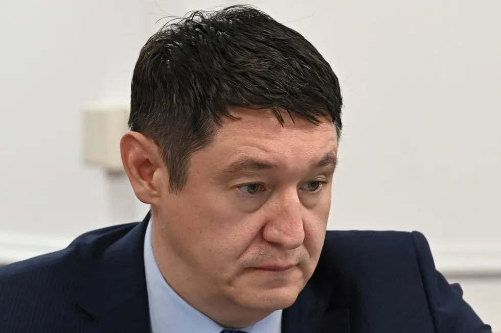 Kazakhstan energy minister Almasadam Satkaliyev.