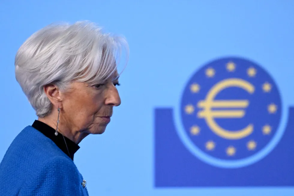 ECB-sjef Christine Lagarde.