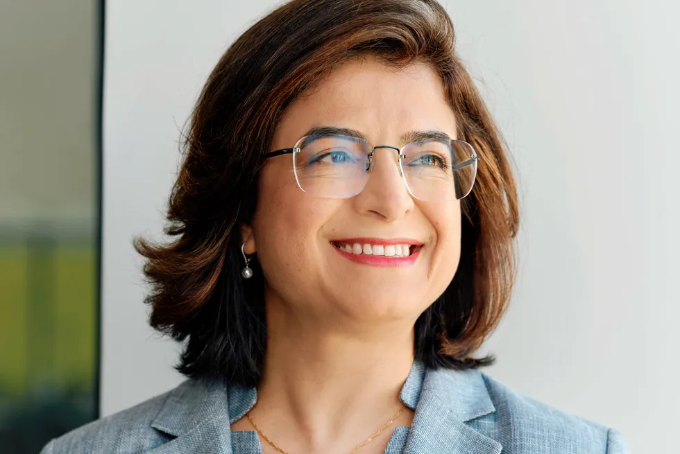 Hinda Gharbi, the chief executive of Bureau Veritas.