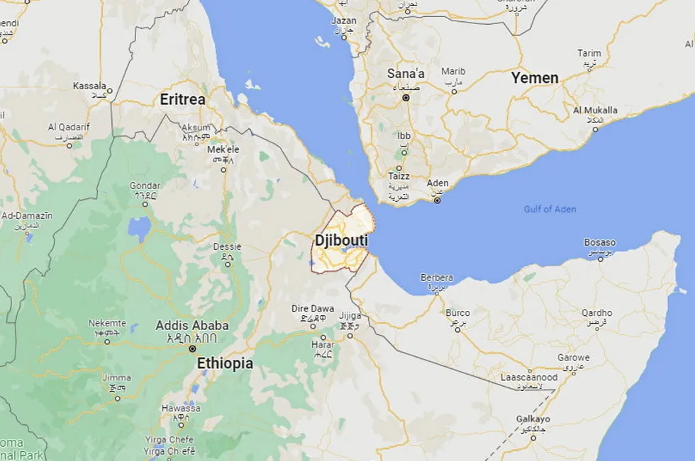 . The location of Djibouti.