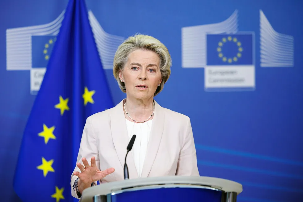 European Commission President Ursula von der Leyen.