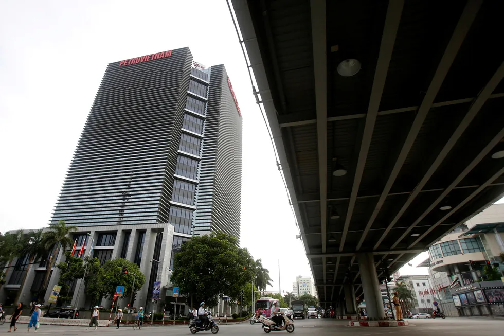 Decision making: PetroVietnam’s headquarters in Hanoi.