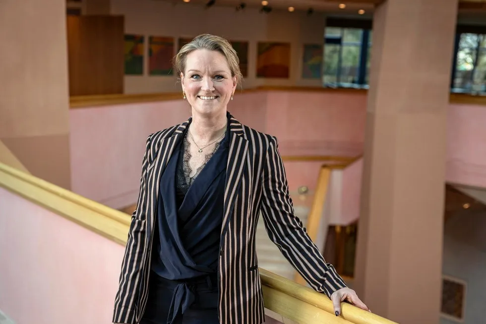 Gasunie chief financial officer Janneke Hermes.