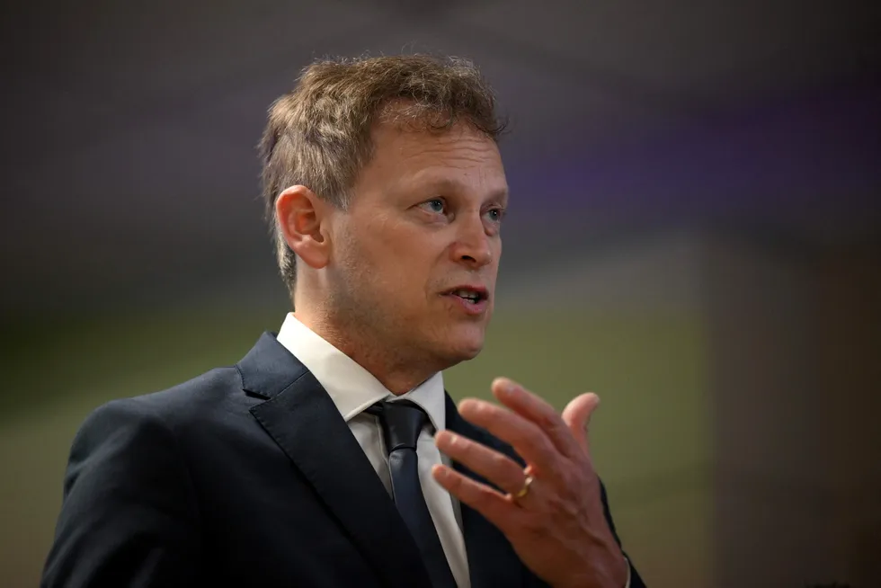 Stateside: UK Secretary for Energy Security and Net Zero Grant Shapps.