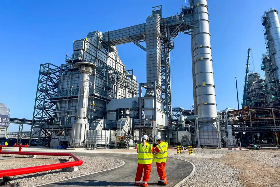 The new furnace at Stanlow refinery