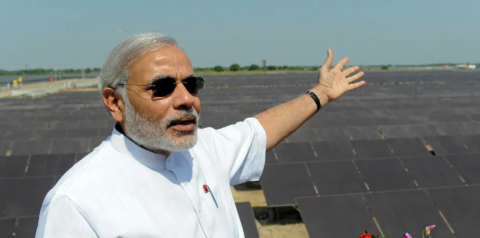 Renewables have been a flagship policy area for Indian PM Narendra Modi since his days as chief minister of Gujarat.