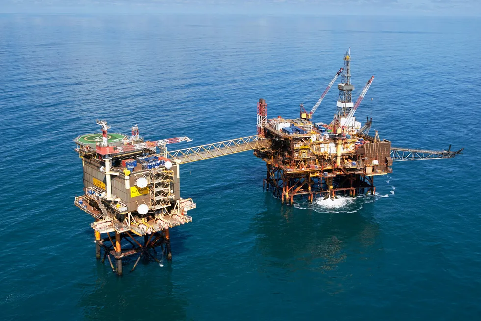 Perth partner: the Claymore complex is in the same area in the North Sea.