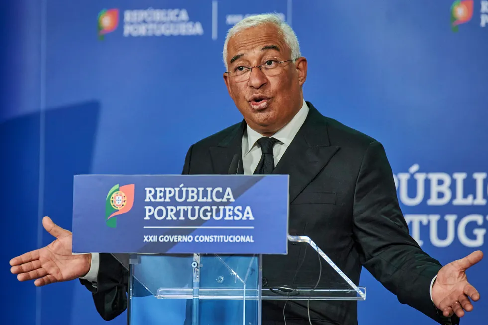 Portuguese Prime Minister Antonio Costa.