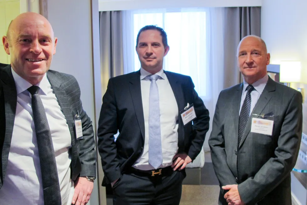 I kjølvannet av konkursen i hotellkonsernet Maribel fikk konkursboet rettens medhold i å ta arrest i verdier tilhørende Rune Firing (fra venstre), Mads Jacobsen og Harald Jacobsen. Nå har retten opphevet arresten mot Harald Jacobsen.