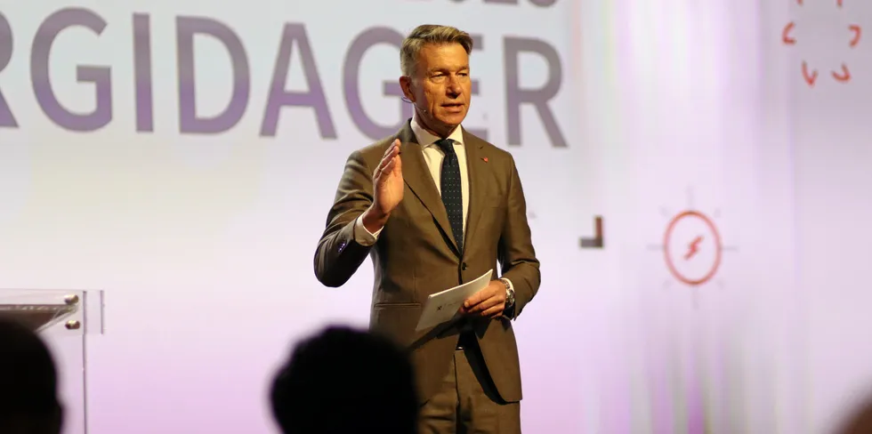 Olje- og energiminister Terje Aasland jobber med konkrete løsninger som skal gi likere priser i Sør- Norge.