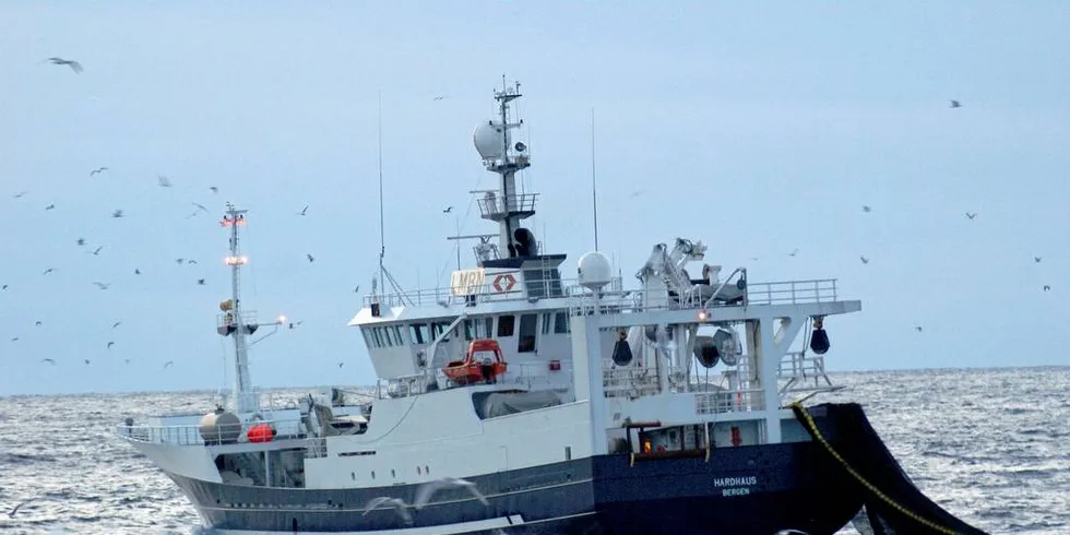 Rederiet Hardhaus tjente mindre i fjor enn året før på grunn av lave priser.Foto: Rune Kvamme
