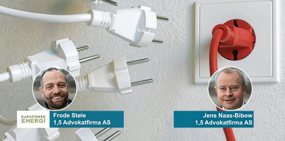 Frode Støle og Jens Naas-Bibow, advokater i 1,5 Advokatfirma AS, mener innføring av ny obligatorisk prisinformasjon og enhetspris på strøm er bra for både kundene og bransjen.