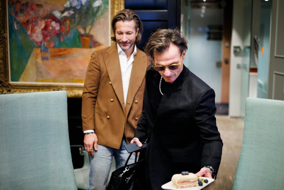 Kenneth Andersen (fra venstre) er styreleder i Atlantic Sapphire – og styrer til daglig alle investeringer utenom hotellene for Petter Stordalen. Nå må de forberede en ny redning av den hardt prøvede lakseprodusenten mens tollkrigen pågår.