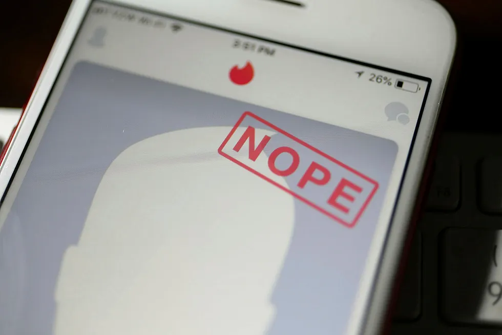 Tinder møter problemer i Russland.