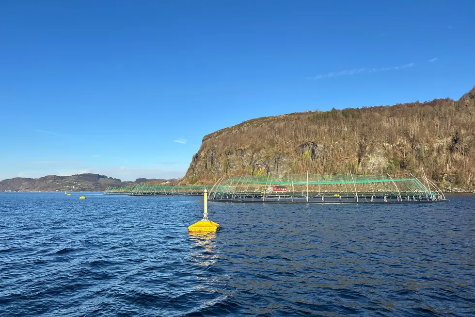 Grieg Seafood lokalitet Dale II i Rogaland.