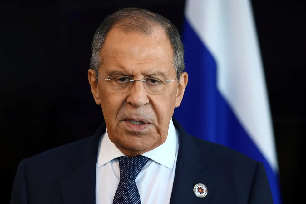 Russlands utenriksminister Sergej Lavrov.