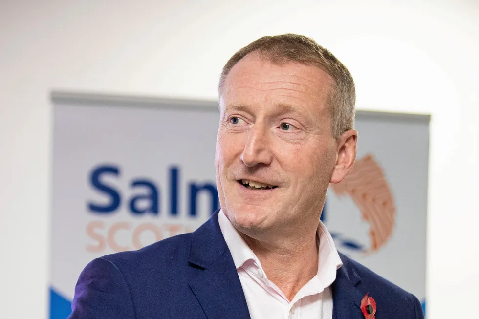 Salmon Scotland CEO Tavish Scott: "Record exports demonstrate the increasing global demand for Scottish salmon."