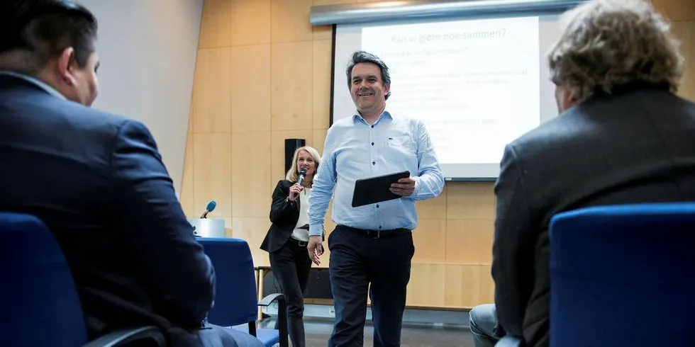 Stortingsrepresentant for Hordaland Tom-Christer Nilsen (H) håper flere kvinner tar sikte på å bli værende lenger i fiskeryrket med bakgrunn i nye mammaperm-regler.Arkivfoto: Carina Johansen