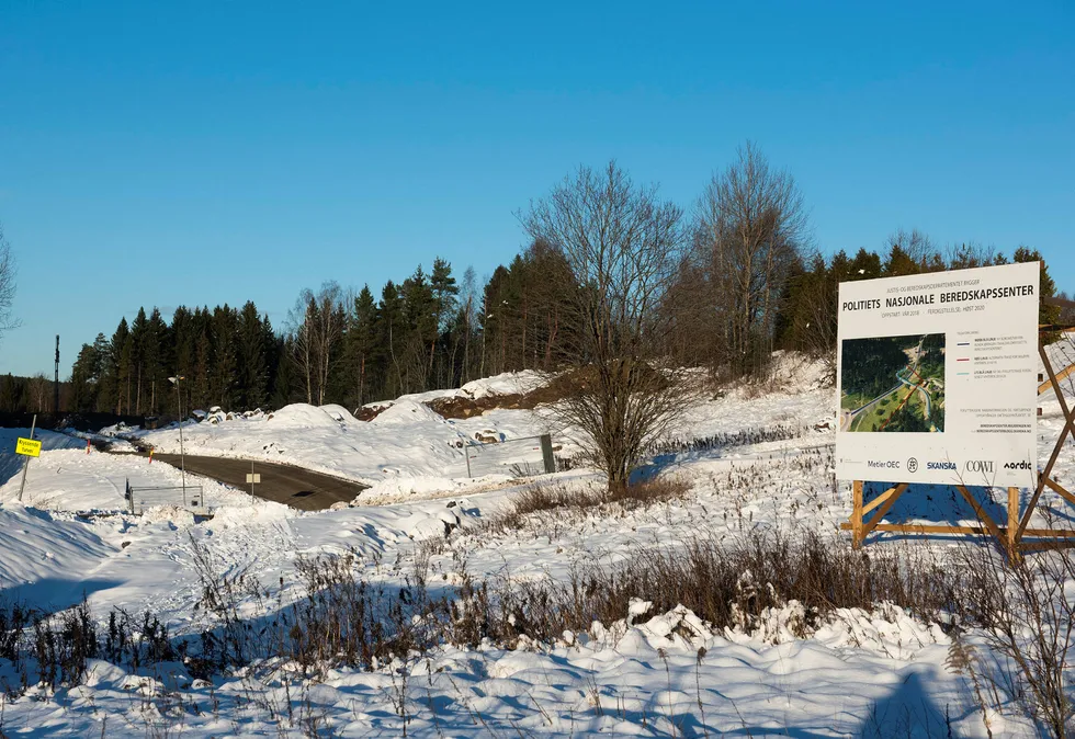 Byggingen av Politiets nasjonale beredskapssenter på Taraldrud utenfor Oslo er allerede i gang.